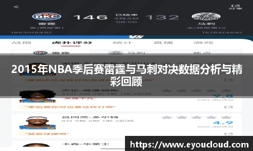 2015年NBA季后赛雷霆与马刺对决数据分析与精彩回顾